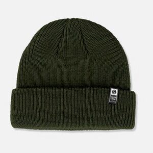 Salty Crew Olive Green Folded Cuff Beanie
